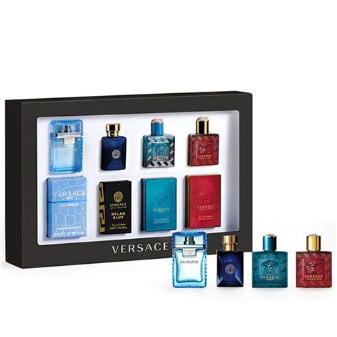 mens versace cologne gift set|men's aftershave mini gift sets.